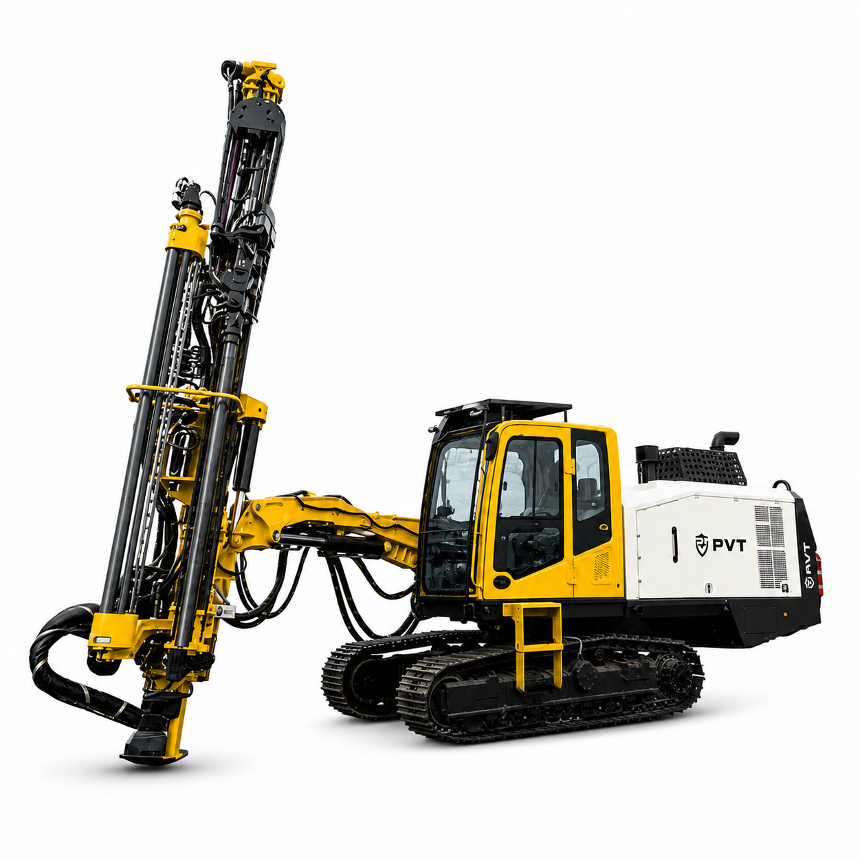 76 to 127mm Hydraulic Top Hammer Drill Rig Mobile Drilling Equipment for Mining Quarry Rock Drilling